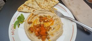 Best Hummus anywhere! at Misto Café Bar in Pontevedra