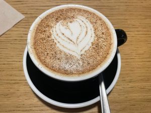 Chai lattee  at Misto Café Bar in Pontevedra