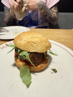 Meatball sandwichh  at Misto Café Bar in Pontevedra