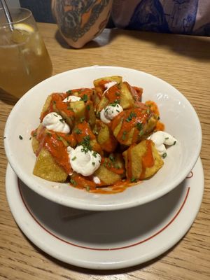 Batatas bravas  at Misto Café Bar in Pontevedra