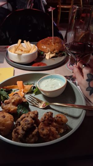 gebratener Blumenkohl at Kiwis in Frankfurt