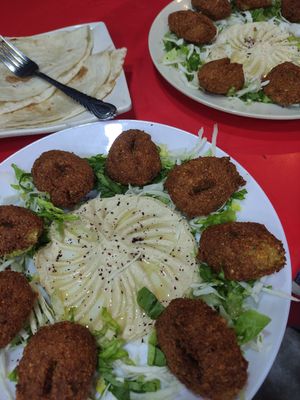 Falafel plates at Lebanon Shawarma Kebab Langkawi Cafe in Langkawi