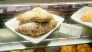 Elderberry filled croissants at Culture Coffee in Englewood