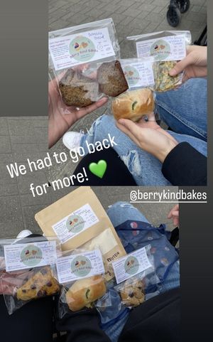 Customers!  at Berry Kind Bakes in Dallas