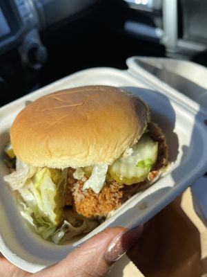 Vegan Faux Hawk  at Chicken Out in St Louis