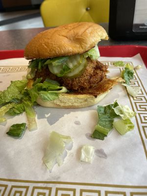 Faux hawk without the mayo  at Chicken Out in St Louis