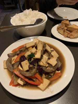 65 pad krapao Jae  at Little Thai Place in Victoria