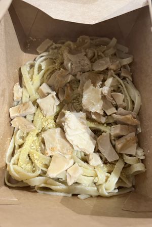 Fettuccine Alfredo w chikn  at Primavega Restaurant - Ghost Kitchen in Dallas