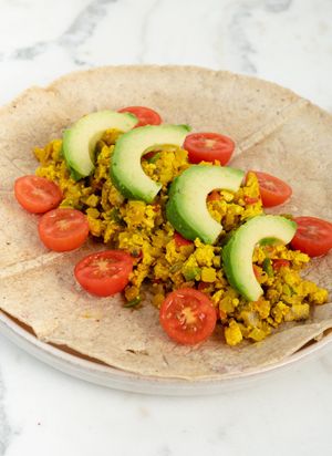 tofu scrambled

- vegan, plant-based, sugarfree, glutenfree, no refined flours at Posdata in Madrid