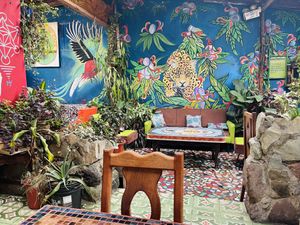 Inside   at Sativa Studio Cafe in Banos