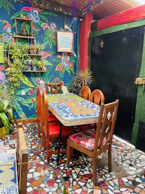 Inside   at Sativa Studio Cafe in Banos