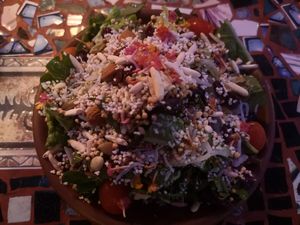 The salad 😋😍 at Sativa Studio Cafe in Banos