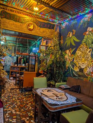  at Sativa Studio Cafe in Banos
