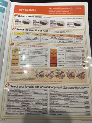 Customised   at CoCo Ichibanya in Kyoto