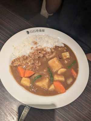 Mixed veg at CoCo Ichibanya in Kyoto