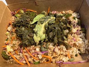 Ginger tamari bowl at Consciousfork in Warwick