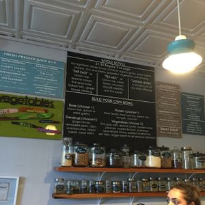 menu at Consciousfork in Warwick