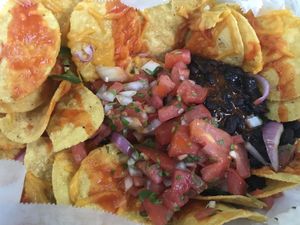 The Vegan Nachos at Consciousfork in Warwick