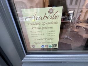 sign  at Arabiske in Koethen