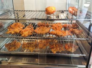 Veggie fritter at Mituo Vegetarian Restaurant in Bandar Seri Begawan