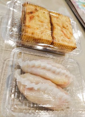 Vegan kueh at Mituo Vegetarian Restaurant in Bandar Seri Begawan