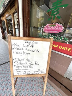   at Mituo Vegetarian Restaurant in Bandar Seri Begawan