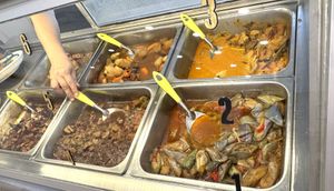   at Mituo Vegetarian Restaurant in Bandar Seri Begawan