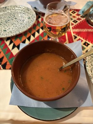 Tomato soup  at Byblos in Zagreb