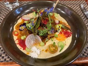 Berenjenas al Horno at Mistura Grill in Cusco