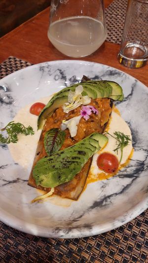 Berenjenas al horno at Mistura Grill in Cusco