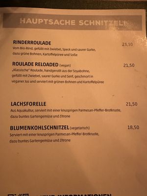   at Schnitzelei Wilmersdorf in Berlin