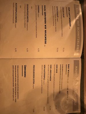   at Schnitzelei Wilmersdorf in Berlin