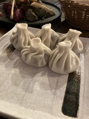 Mushroom Khinkali  at Al Terrace Georgian Cuisine in Doha