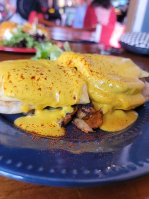 Vegan eggs Benny at The Parlour in Las Vegas