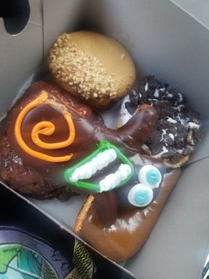 Vegan donuts! at Voodoo Doughnut in Portland