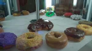 The vegan shelf at Voodoo Doughnut in Portland