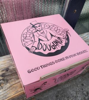 Box at Voodoo Doughnut in Portland