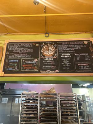 Full Menu with Vegan Options  at Voodoo Doughnut in Portland