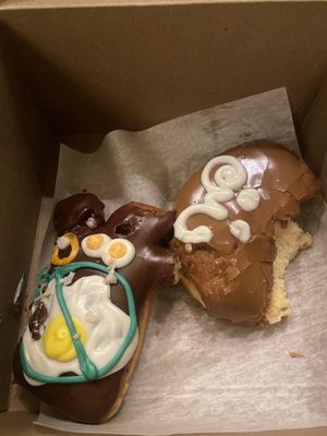 Started Digging In 😜  at Voodoo Doughnut in Portland