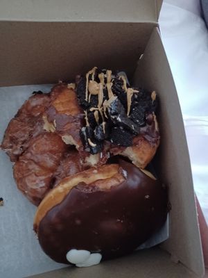 Ate most of one already...oops... at Voodoo Doughnut in Portland