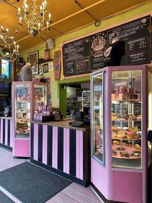   at Voodoo Doughnut in Portland