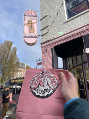   at Voodoo Doughnut in Portland