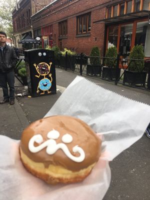 Maple cream at Voodoo Doughnut in Portland