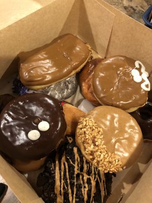 Vegan Voodoo Dozen (13 doughnuts) at Voodoo Doughnut in Portland