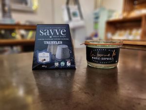 Sayve Vegran Truffles & La Bonne foi de Marie-Sophie L at Green Karma in Carouge