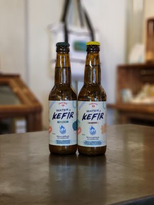 Kefir isko boisson pétillante non-pasteurisée at Green Karma in Carouge