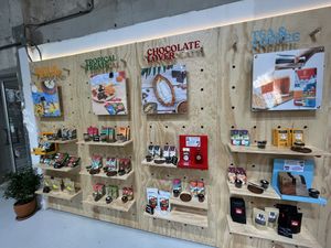 Some of the chocolates   at Siamaya Chocolate - Flagship Store in Chiang Mai