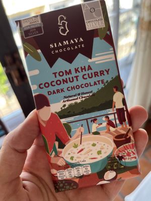 Coconut curry chocolate bar   at Siamaya Chocolate - Flagship Store in Chiang Mai