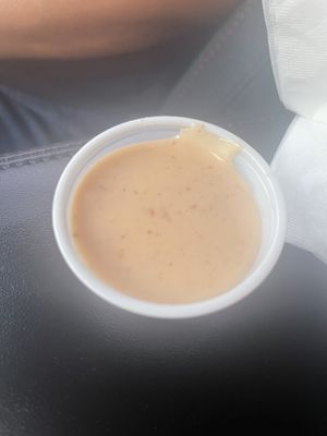 Special dipping sauce for corn   at Naughty Vegan - Pop Up in Phoenix
