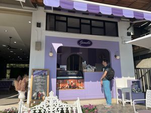 Outside with seating in front and to the side   at Gemelli in Chiang Rai